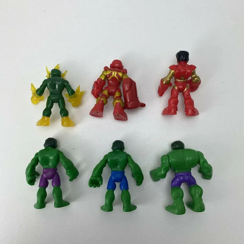 Imaginext Playskool Marvel Superheros Iron Man Hulk Electro Action Figures